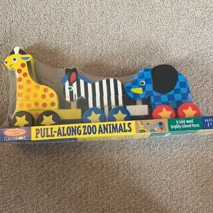 Pull-along zoo animals